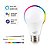 Lâmpada LED Inteligente, Wi-Fi, Dimerizável, Cores RGB e Branco Quente Frio, Compatível Alexa Google, SHLL100, ELG - Imagem 1