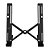 Suporte de Mesa Portátil para Notebook 10" a 17,3", 10 Níveis de Altura, Preto, NTB8520B, ELG - Imagem 3