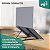 Suporte de Mesa Portátil para Notebook 10" a 17,3", 10 Níveis de Altura, Preto, NTB8520B, ELG - Imagem 4