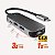 Adaptador Hub USB Tipo C 4 em 1 com 2 Portas USB A, 1 Porta USB Tipo C e 1 porta HDMI 4k, Alta Velocidade, Corpo em Alum - Imagem 7