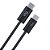 Cabo USB-C para USB-C ELG, Power Delivery 240W, Emark, Nylon Trançado Reforçado, 1 metro, Preto, TC240 - Imagem 1