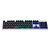 Teclado Gamer em Membrana Lesath, ABNT 107 Teclas, Anti-Ghosting, RGB, USB, Branco/Preto, TGLH, ELG - Imagem 3