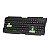 Teclado Gamer Hadar em Membrana, 107 Teclas ABNT2, Anti-Ghosting, Teclas Multimídia, Pincel de Limpeza, Preto, TGHD, ELG - Imagem 1