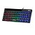 Teclado Gamer Centauri Mini, 67 Teclas Membrana, Iluminação RGB, Anti-Ghosting, ABNT2, Preto, TGCT, ELG - Imagem 3
