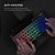 Teclado Gamer Centauri Mini, 67 Teclas Membrana, Iluminação RGB, Anti-Ghosting, ABNT2, Preto, TGCT, ELG - Imagem 6
