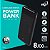 Power Bank Carregador Portátil, LED Indicador, 8100mAh 10.5W, Turbo, Preto, PB81BK, ELG - Imagem 1