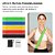 Kit 5 Faixas Elásticas Mini Band ELG, 5 Resistências, Látex/TPE, Treino Funcional, Academia, Musculação e Pilates - Imagem 3