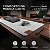 Mousepad Deskmat Office, Feltro 90x40cm, Porta Copo, Antiderrapante, Bordas Costuradas, - Imagem 2