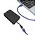 Cabo Extensor USB ELG USBEXT1 USB 3.0 5Gbps, Transferência de Dados, Plug and Play 1m, Azul - Imagem 3