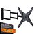 Suporte Articulado para TV, 26" a 75", Inclinação, Ajuste de Nível, Suporte Até 35kg, Preto, A02V4EXT, ELG - Imagem 9