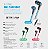 Fone de Ouvido IntraAuricular Conector P3 Com Microfone Controle de Volume Cabo 1,2m Azul STR05BK ELG - Imagem 5