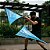 1 Par Swing Flag Triangular Malabares Bandeira Dança Raves - Imagem 1