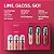 Kit de mini Gloss KIKO Milano Glossy Lip Set - #03 - Imagem 2
