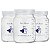 Kit 3 Potes de Vidro para Leite Materno Super Mamãe 200ml com Graduação - Imagem 1