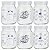 Kit 6 Potes de Vidro para Leite Materno Super Mamãe 200ml Decorados - Imagem 1