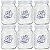 Kit 6 Potes de Vidro para Leite Materno Super Poder! 200ml - Imagem 1