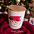 Pote de Dolamita Papai Noel com tampa de Bambu – Encanto para Biscoitos - Imagem 1