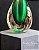 Soliflore em Cristal de Sèvres Verde - Alta Escultura Francesa Mid-Century - Imagem 14