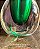 Soliflore em Cristal de Sèvres Verde - Alta Escultura Francesa Mid-Century - Imagem 15