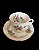 Xícara de Café com Pires Porcelana Steatita - Elegância Floral Clássica - Imagem 14