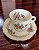 Xícara de Café com Pires Porcelana Steatita - Elegância Floral Clássica - Imagem 7