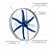 VENTILADOR INDUSTRIAL AG36' (1M) 6 PÁS AZUL MOTOR WEG 0.5CV TRIFÁSICO - Imagem 3