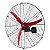 VENTILADOR INDUSTRIAL GG36' (1M) PRETO 3 PÁS VERMELHA MOTOR MERCOSUL 0.5CV TRIFASICO C/SUPORTE - Imagem 1