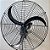 VENTILADOR GG36' (1M) PRETO 3 PÁS PRETAS MOTOR MERCOSUL 0.5CV TRIFASICO OSCILANTE C/SUPORTE PAREDE - Imagem 5