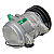Compressor Ar Condicionado HHI SP10 Trator LS R60 / R65 / U60 - 12V Polia 121mm 1A - Imagem 2