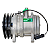 Compressor Ar Condicionado HHI SP10 Trator LS R60 / R65 / U60 - 12V Polia 121mm 1A - Imagem 3