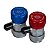 Manometrô Analógico 2 Vias R134a R22 R12 R404a + Mangueira 1,80m + Engates Alta e Baixa - Mastercool 66672-MR - Imagem 4