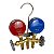 Manometrô Analógico 2 Vias R134a R22 R12 R404a + Mangueira 1,80m + Engates Alta e Baixa - Mastercool 66672-MR - Imagem 3