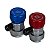 Manometrô Analógico Corpo de Alumínio 2 Vias R134a R22 R12 R404a + Mangueira 1,80m + Engates Alta e Baixa - Mastercool 89772-MRB - Imagem 4