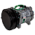 Compressor Ar Condicionado Caterpillar Serie D 8 Orelha Flex Canal Maior - Sanden - Imagem 2