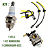 Kit Manutenção Premium para Roçadeiras e Motores 2T – Carburador com Pistão de Cobre + Mangueira de Combustível + 1 Velas L7T - Imagem 3