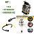 Kit Manutenção Premium para Roçadeiras e Motores 2T – Carburador com Pistão de Cobre + Mangueira de Combustível + 1 Velas L7T - Imagem 1