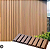 Painel Ripado Externo em WPC 2.9m x 0.2m (0.58 Metros Quadrados) Cor Teca Madeira Ecológica - Imagem 1