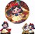 Branca de Neve Cut Kit Festa na Mesa 50cm Painel Redondo Romano e Display Mdf - Imagem 2