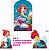 Ariel Pequena Sereia Kit Festa na Mesa 50cm Painel Redondo Romano e Display Mdf - Imagem 3