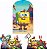 Bob Esponja Kit Festa na Mesa 50cm Painel Redondo Romano e Display Mdf - Imagem 3