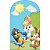 Looney Tunes Baby Kit Festa na Mesa 50cm Painel Redondo Romano e Display Mdf - Imagem 5
