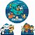 Octonautas Kit Festa na Mesa 50cm Painel Redondo Romano e Display Mdf - Imagem 2