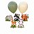 Centro De Mesa Bosque Com Balão Mdf Decoração Totem Displays Festa Aniversário - Imagem 2