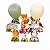 Centro De Mesa Bosque Com Balão Mdf Decoração Totem Displays Festa Aniversário - Imagem 1
