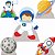 Astronauta Kit 1 Display de Chão 4 de Mesa Festa Cenários Totens - Imagem 1