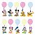 Turma do Mickey Baby Centros de Mesa com Balão - Imagem 1