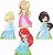 Princesas Cut 4 Displays - Imagem 1