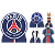 Paris Saint Germain 1 Display de Chão e 4 de Mesa - Imagem 1
