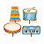 Instrumentos Musicais 4 Displays 25cm - Imagem 1