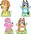 Bluey e Bingo 4 Displays 25cm - Imagem 1